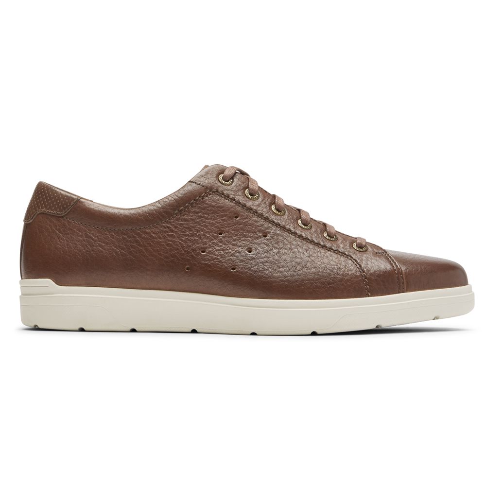 Rockport Men's Total Motion Lite Lace-To-Toe Sneakers - Cognac - USA (6085WBYXS)